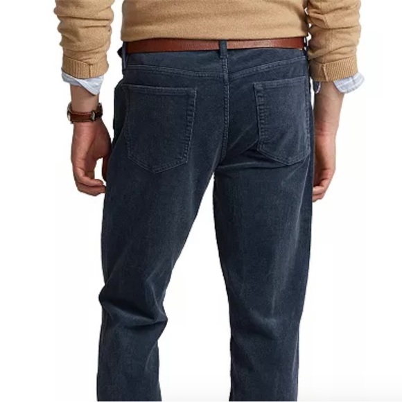 Polo, Ralph Lauren, authentic dungarees boys, size 14‎ navy blue corduroy pants - Picture 2 of 6